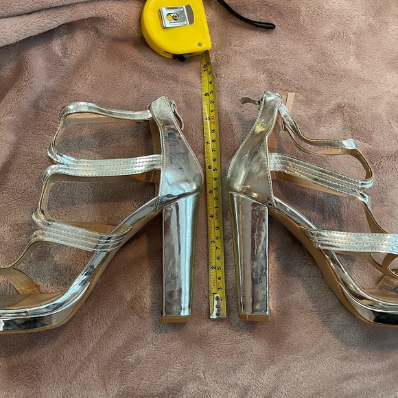 Silver High Heels - Picture 10 of 11